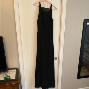 Hayley Paige Occasions Black Sleeveless Maxi Dress